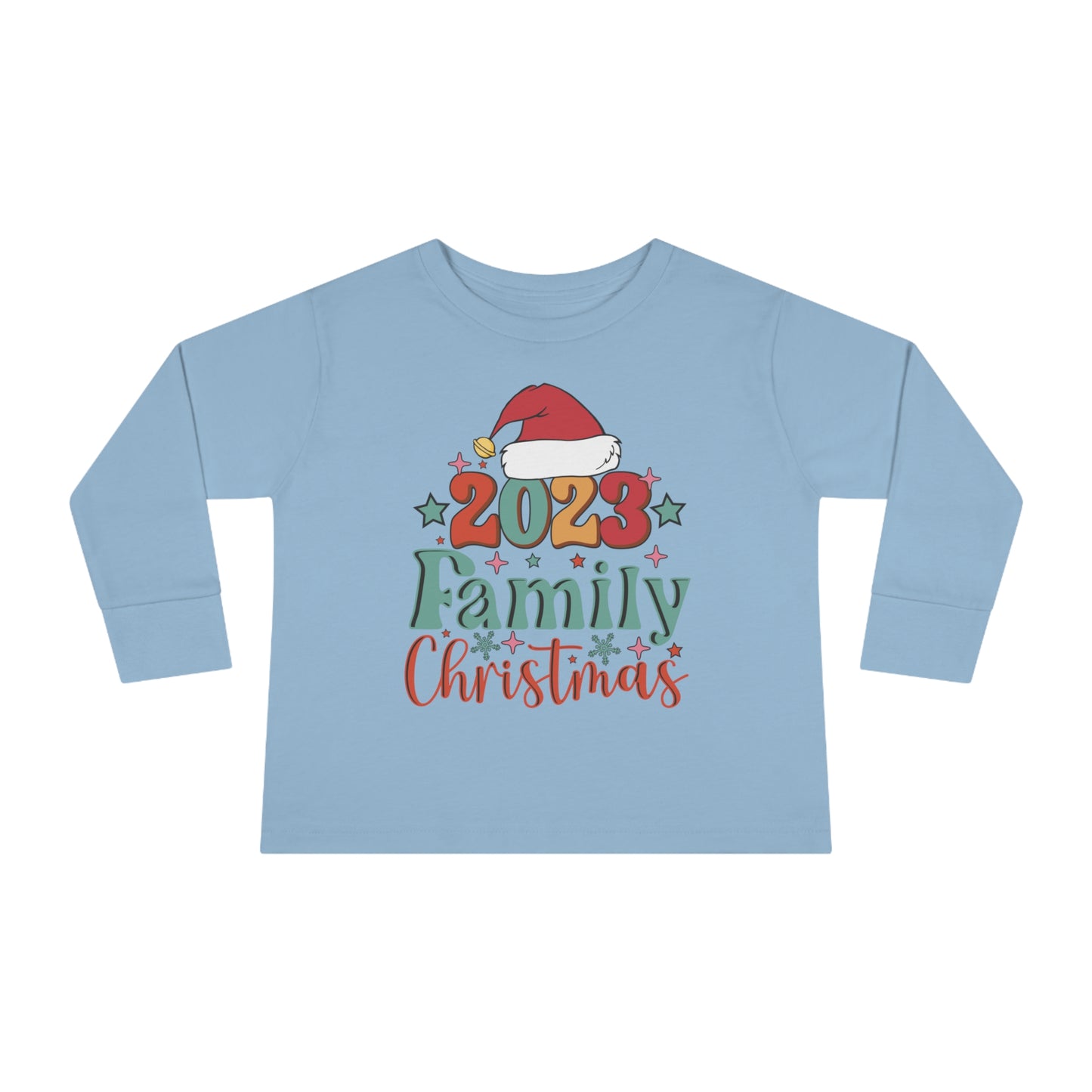 Family Christmas 2023 Toddler Long Sleeve Tee