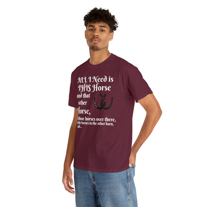 All the horses shirt Unisex Heavy Cotton Tee