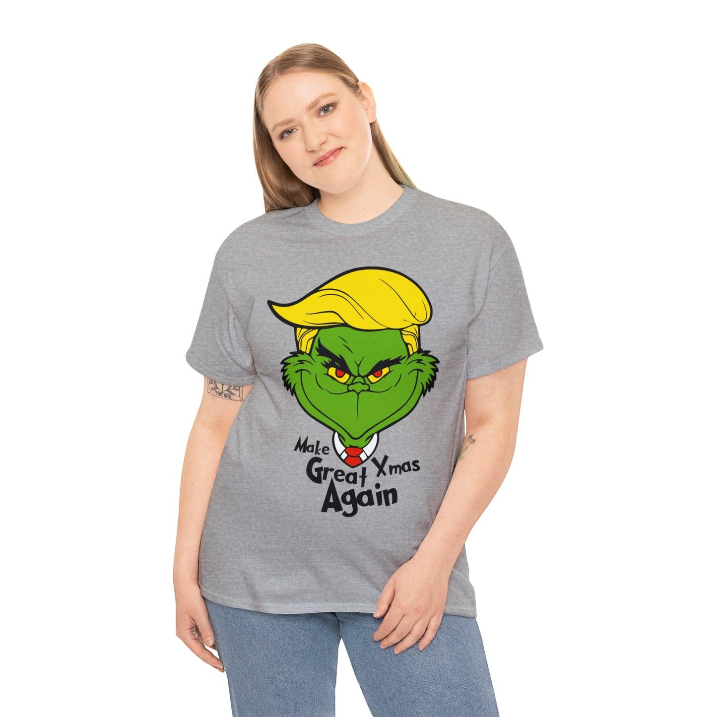 Make Xmas Great Again Grinch Christmas Short Sleeve Tee