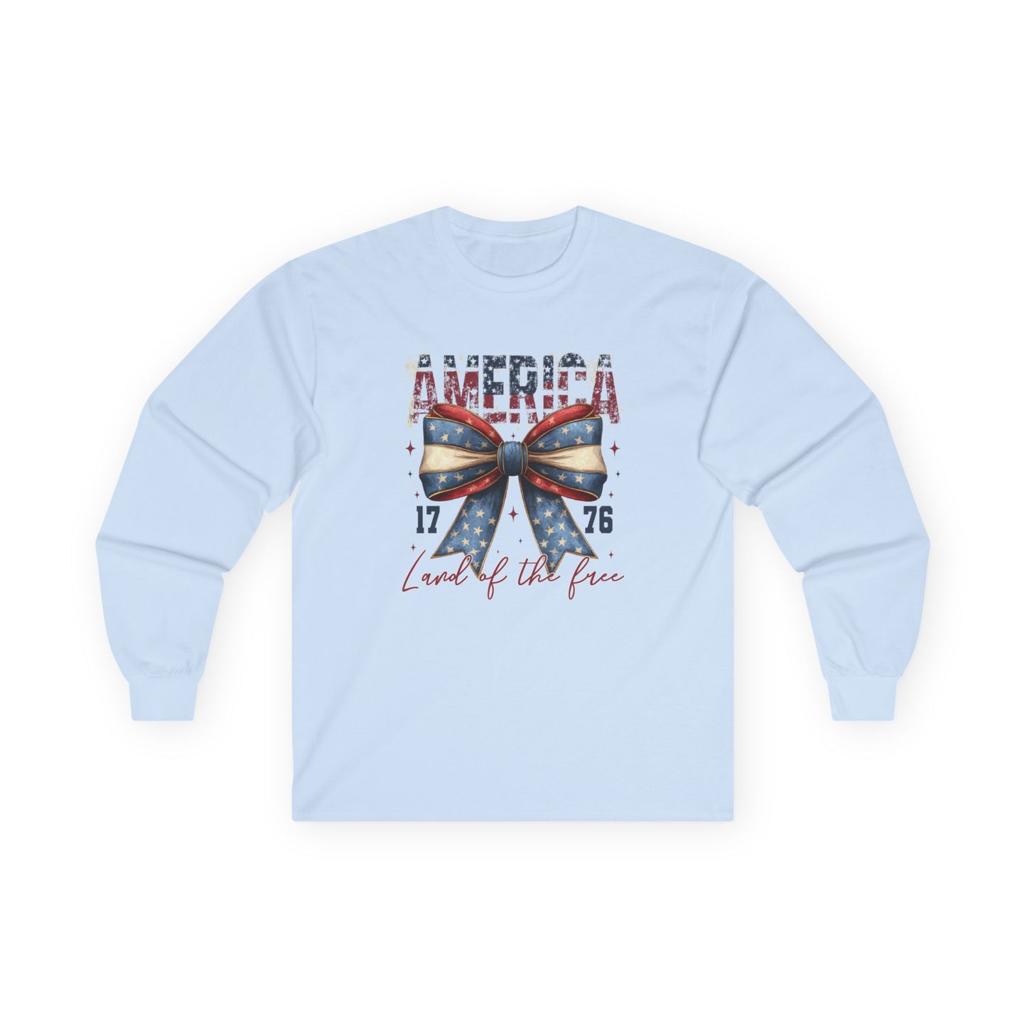 Coquette America Land of the Free Long Sleeve T-Shirt
