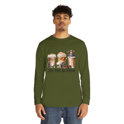 Skeleton Latte Christmas Long Sleeve Tee