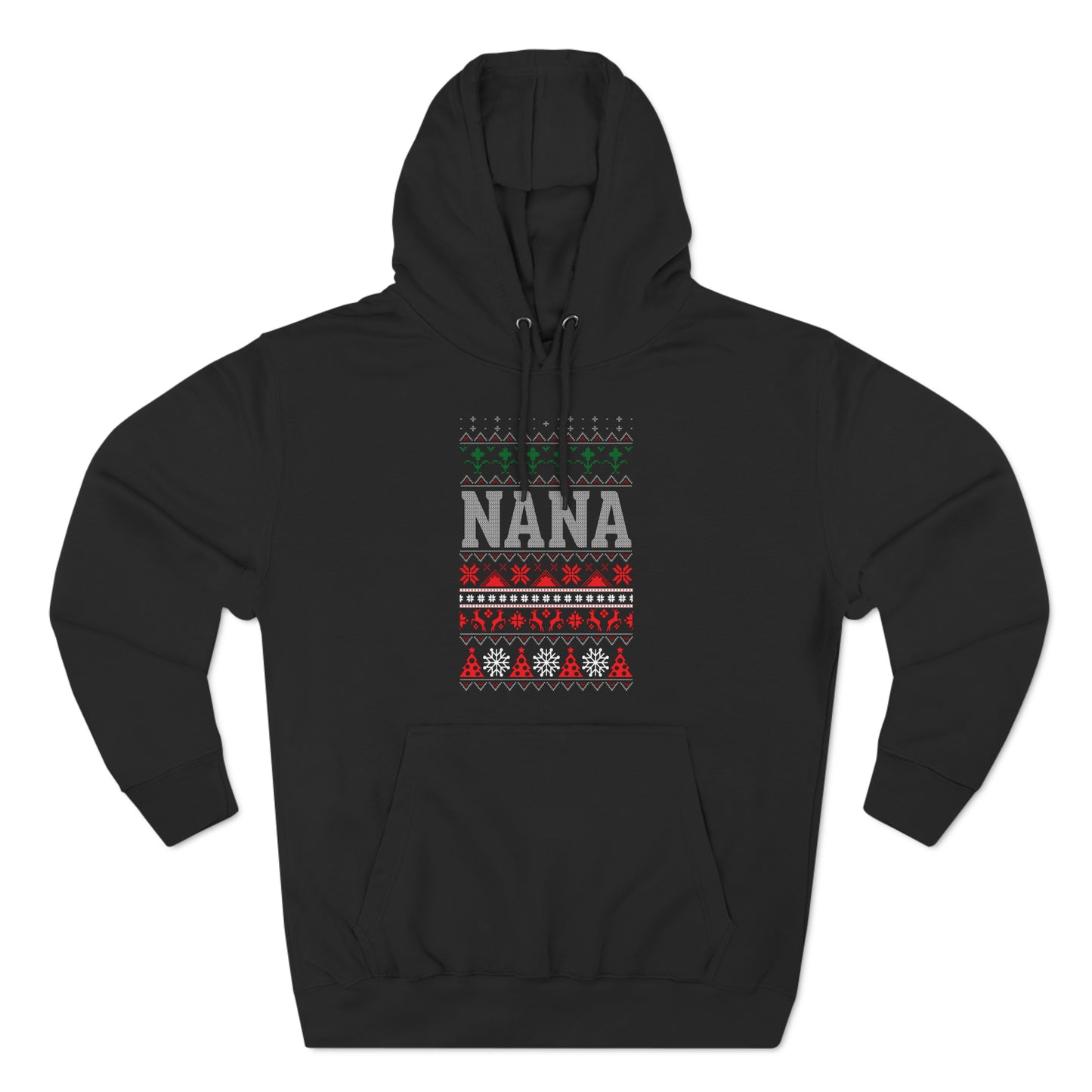 Nana Christmas Ugly Sweater Pullover Hoodie