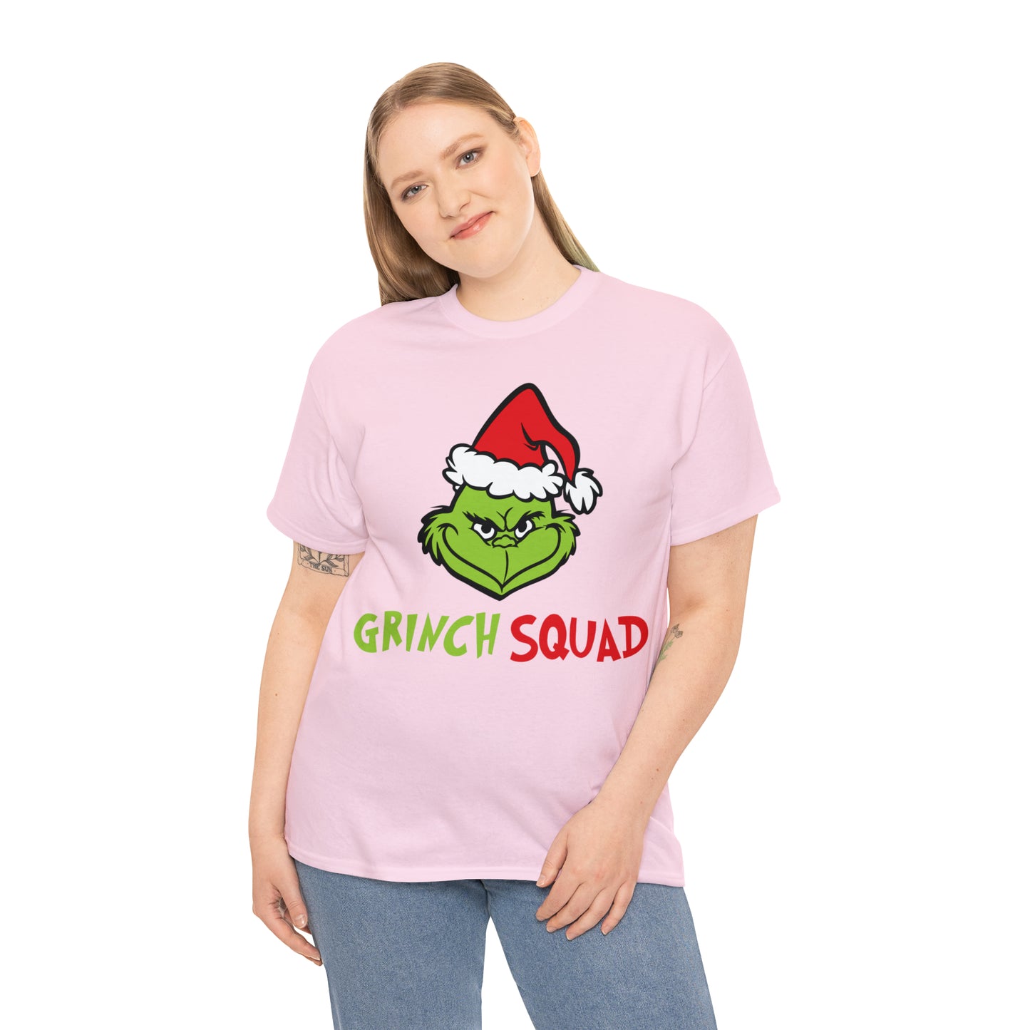 Grinch Squad Christmas Short Sleeve Tee