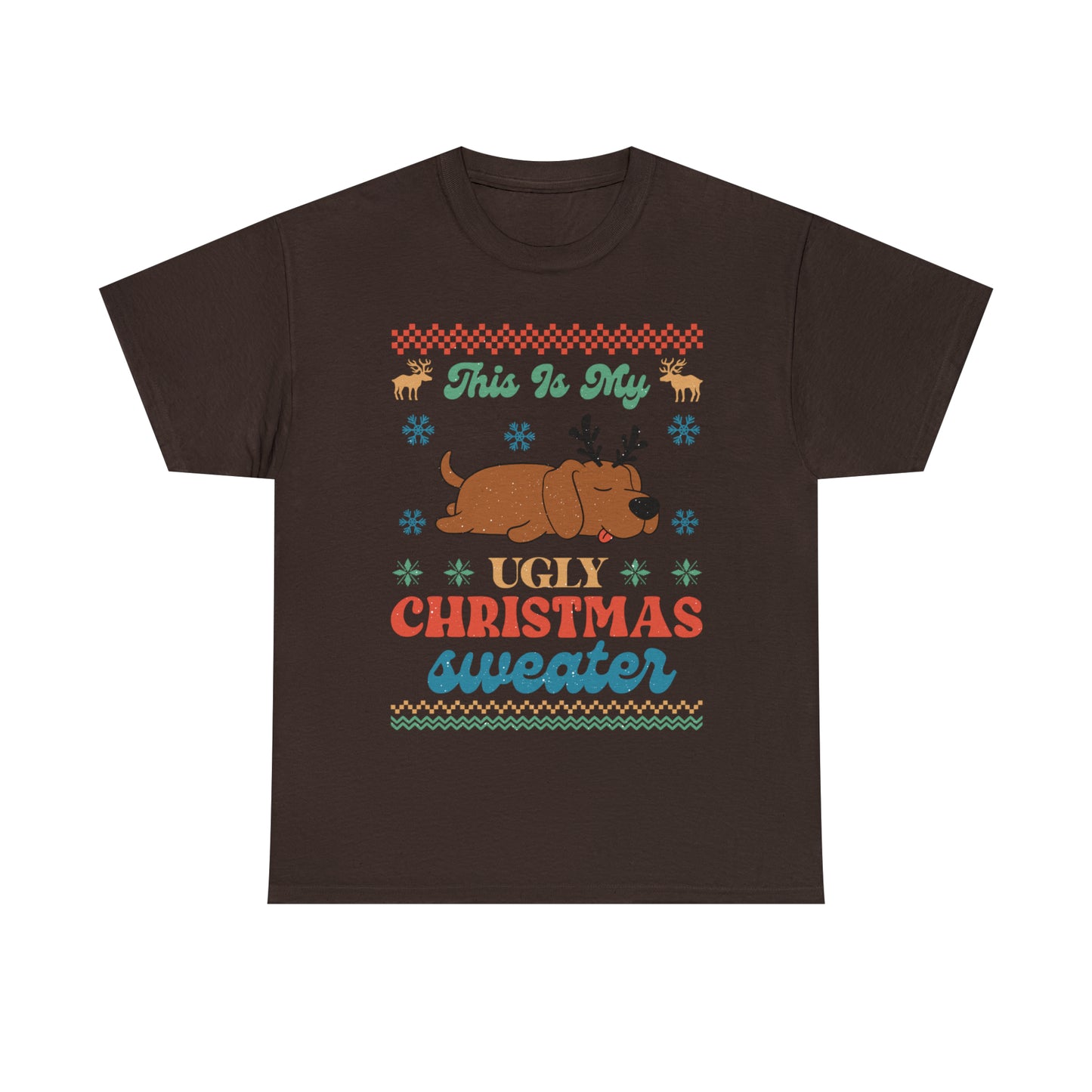 This is My Ugly Christmas Sweater Labrador Short Sleeve Tee