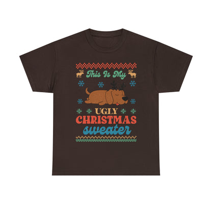 This is My Ugly Christmas Sweater Labrador Short Sleeve Tee