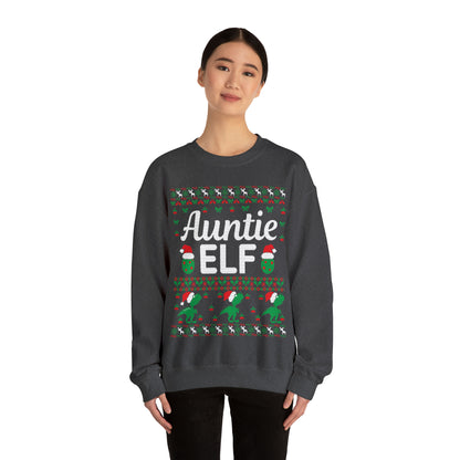 Auntie Elf Christmas Ugly Sweater Sweatshirt