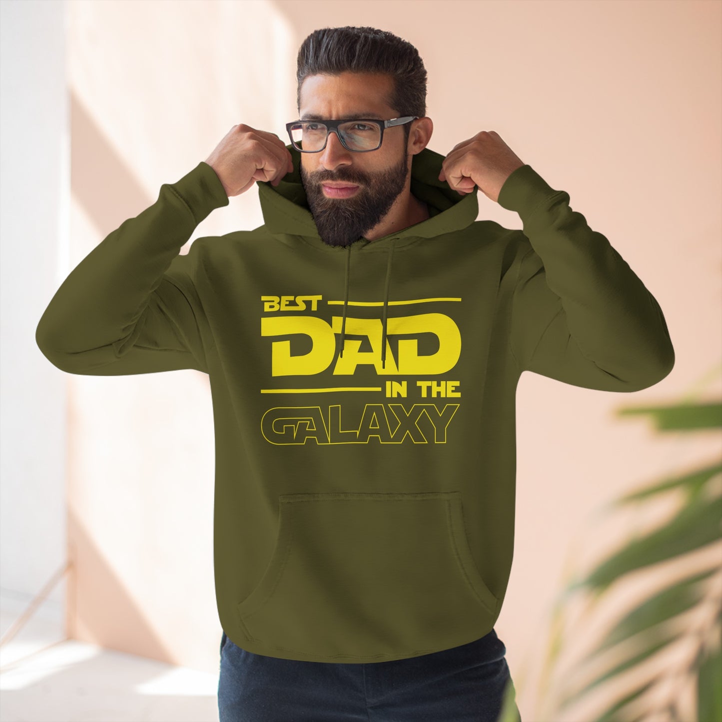 Best Dad in the Galaxy Pullover Hoodie