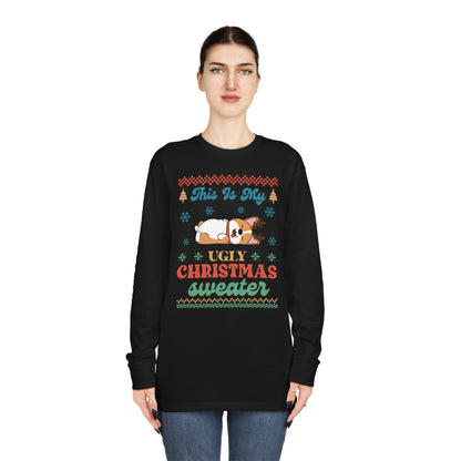 Corgi This is My Ugly Christmas Sweater Long Sleeve Tee