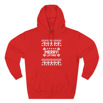 Merry Liftmas Christmas Ugly Sweater Pullover Hoodie