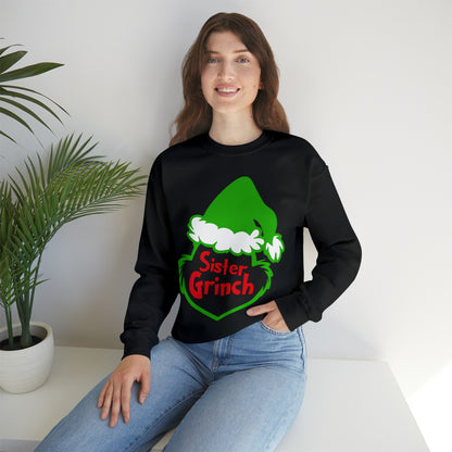 Sister Grinch Christmas Sweatshirt