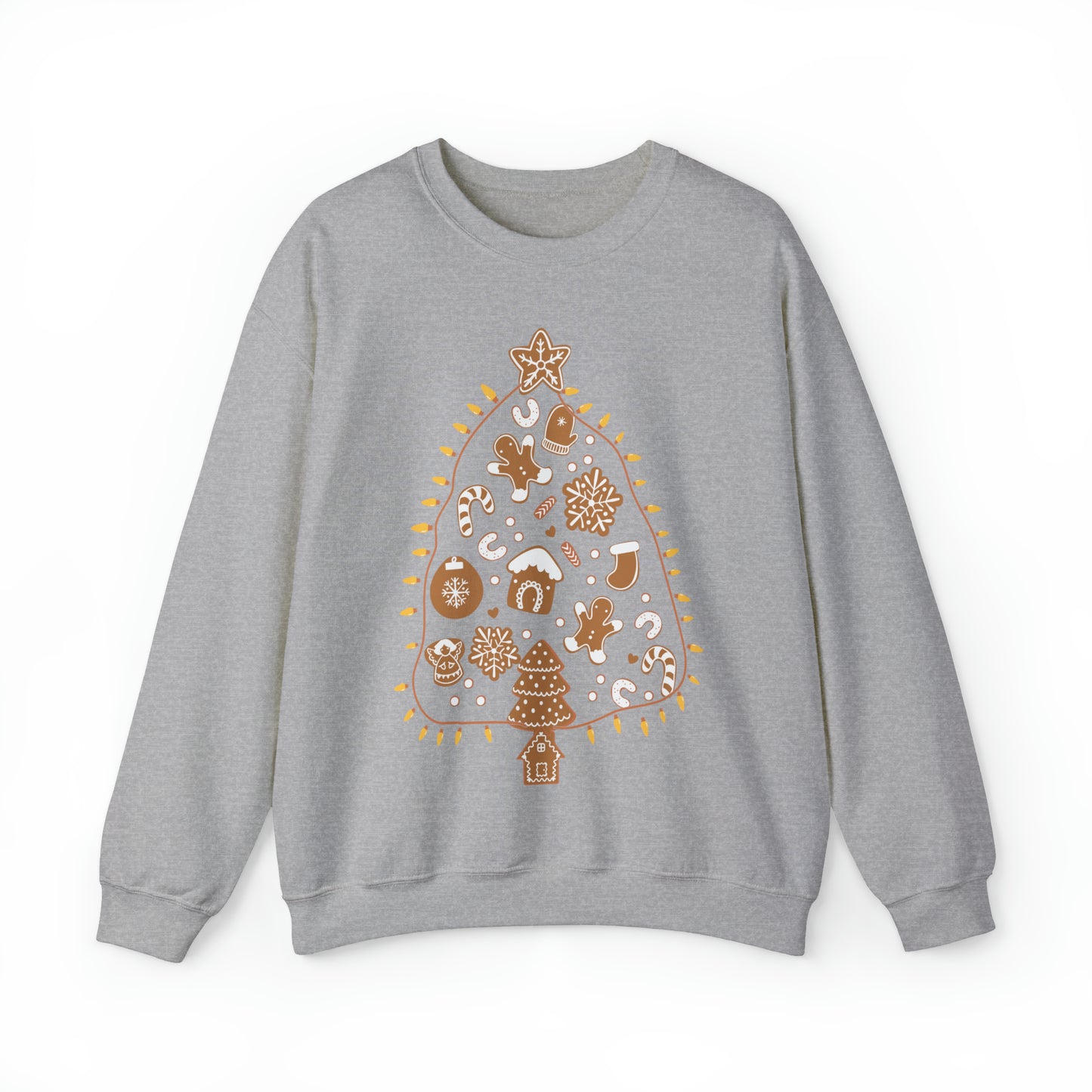 Gingerbread Cookie Christmas Tree Christmas Sweatshirt