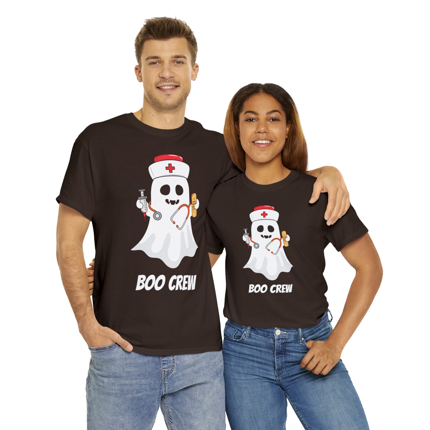 Boo Crew Medical Halloween Short Sleeve Tee