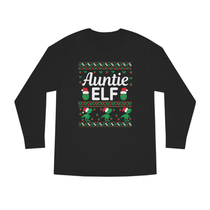 Auntie Elf Christmas Ugly Sweater Long Sleeve T-shirt