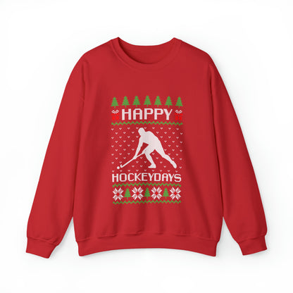 Happy Hockeydays Christmas Ugly Sweater Sweatshirt