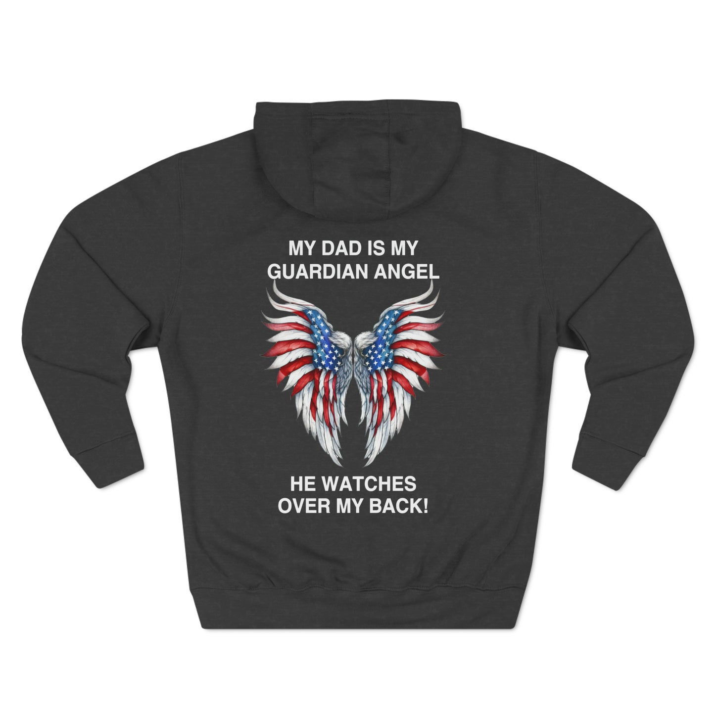 My Dad Is My Guardian Angel Pullover Hoodie