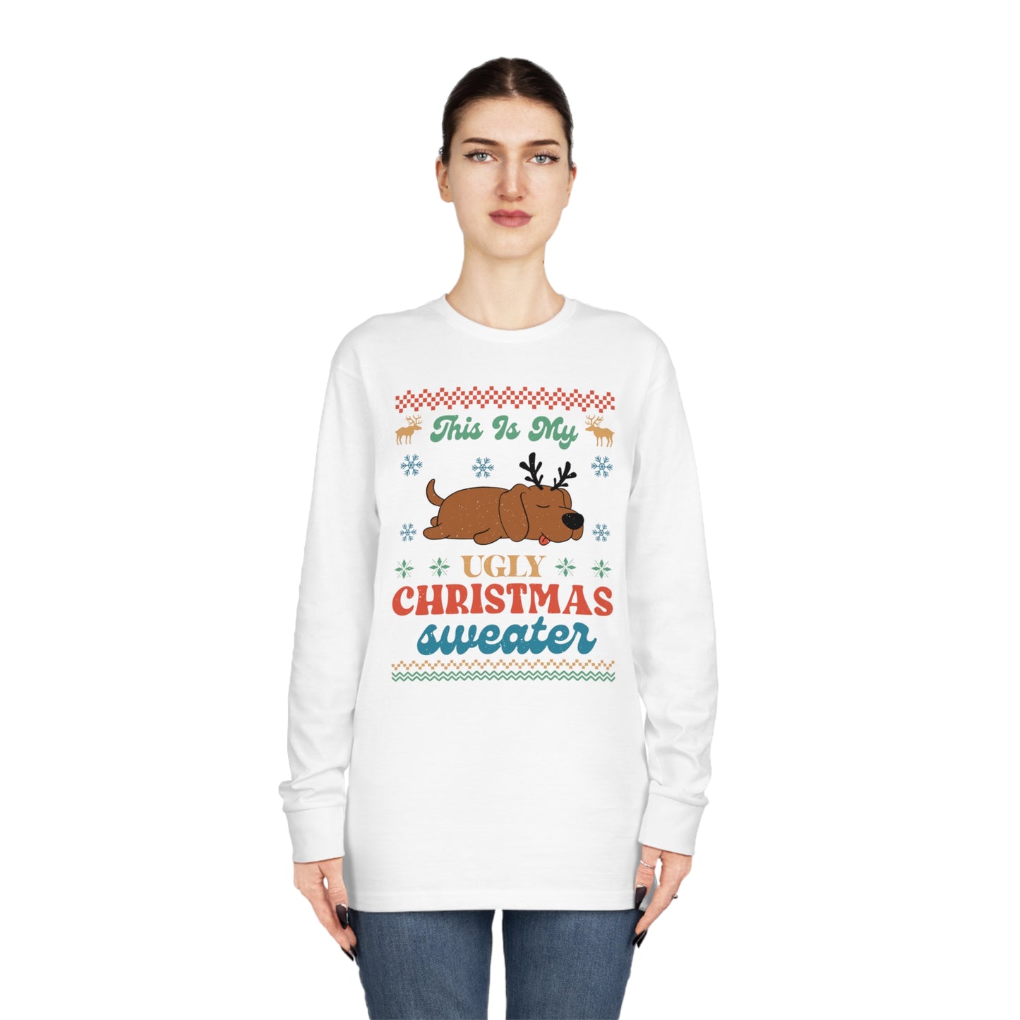 Labrador This is My Ugly Christmas Sweater Long Sleeve Tee