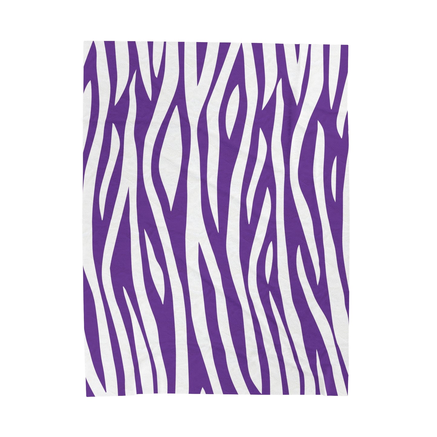 Purple Zebra Pattern Blanket