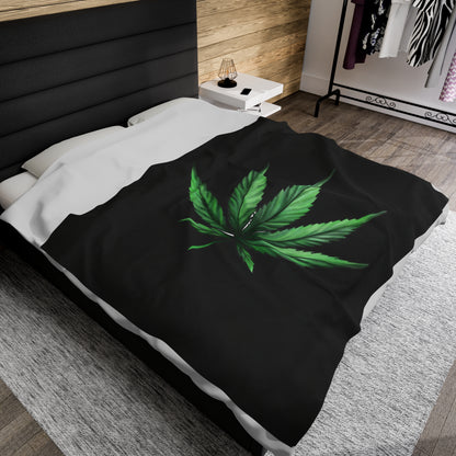 Marijuana Leaf Blanket