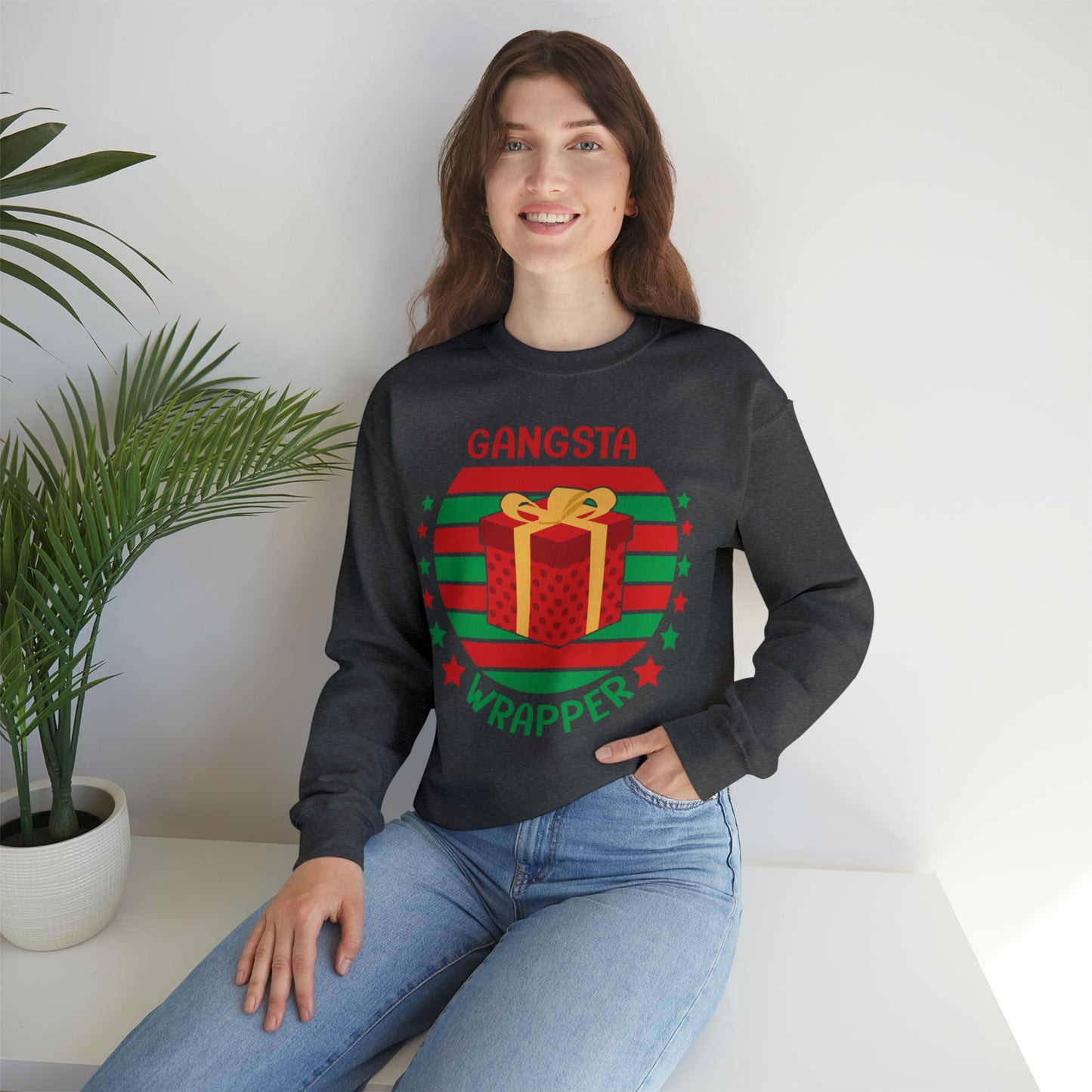 Gangsta Wrapper Christmas Sweatshirt