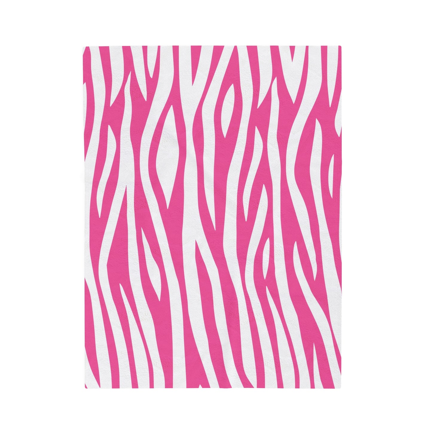 Pink Zebra Pattern Blanket