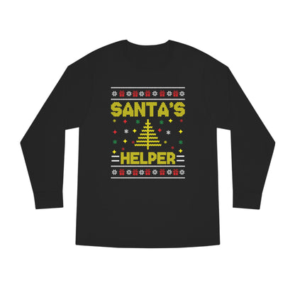 Santa's Helper Christmas Ugly Sweater Long Sleeve T-shirt