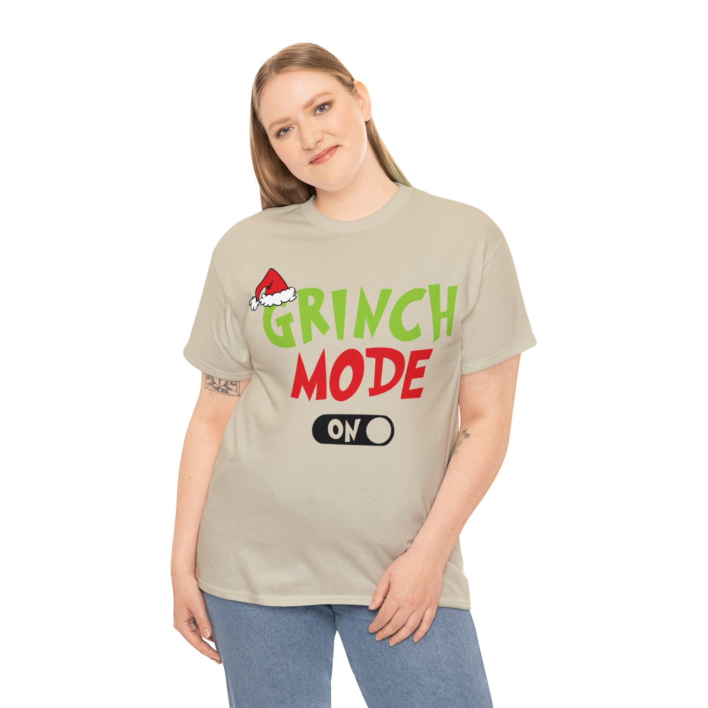 Grinch Mode On Christmas Short Sleeve Tee