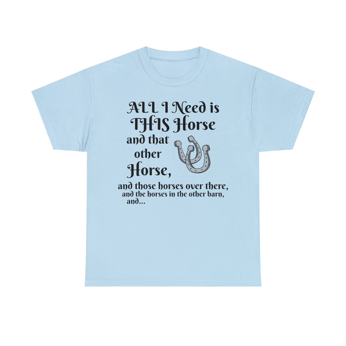 All the horses shirt Unisex Heavy Cotton Tee