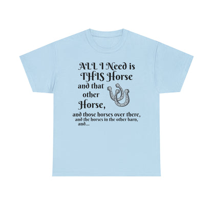 All the horses shirt Unisex Heavy Cotton Tee