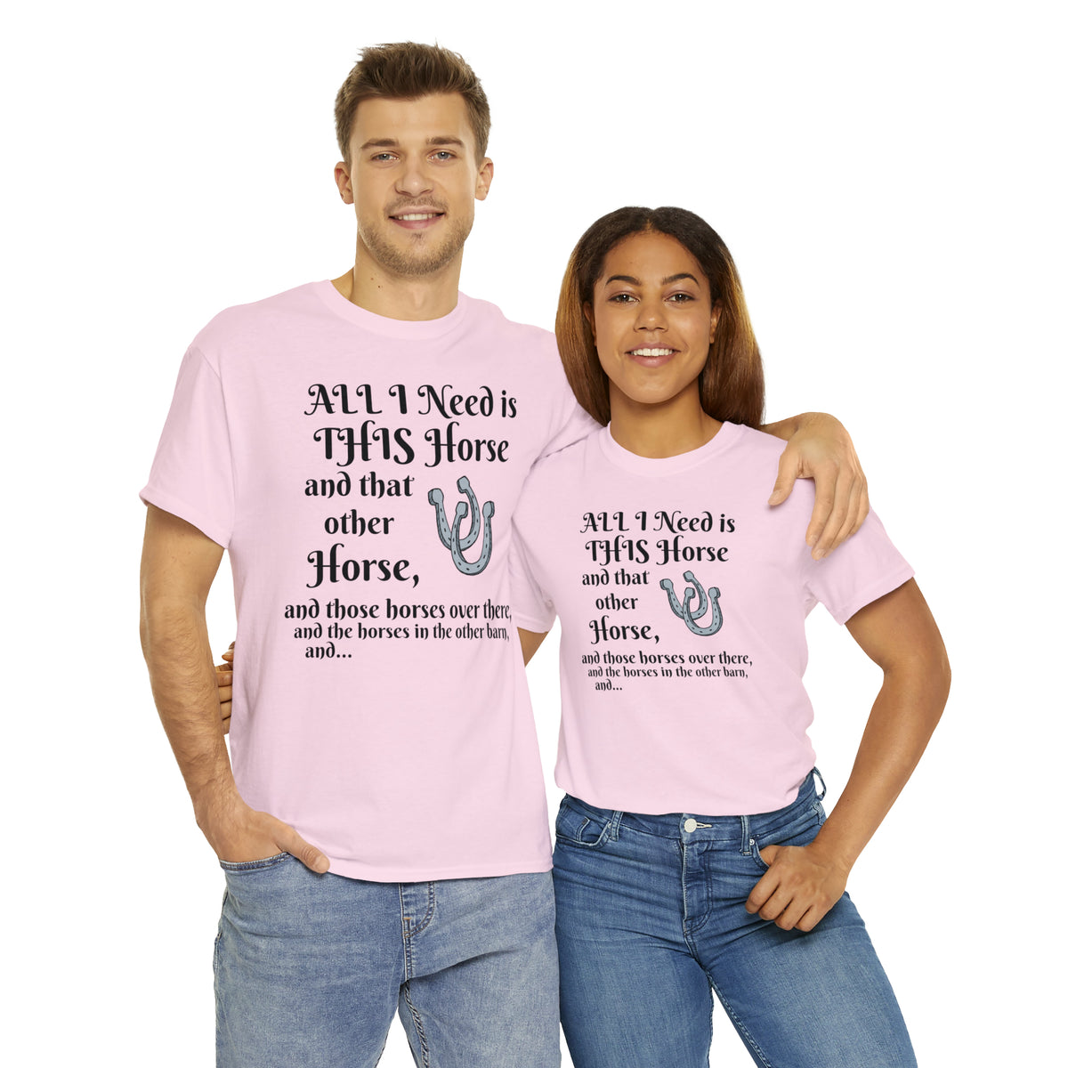 All the horses shirt Unisex Heavy Cotton Tee