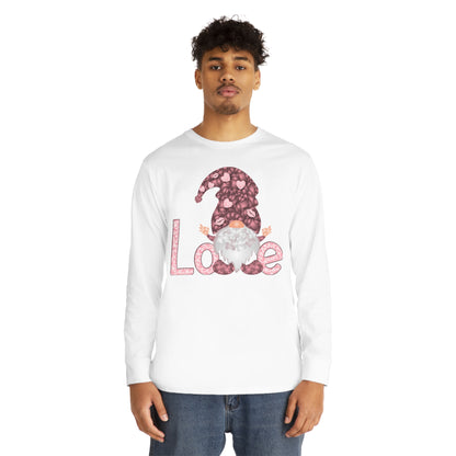 Love Gnome Valentine Long Sleeve T-shirt