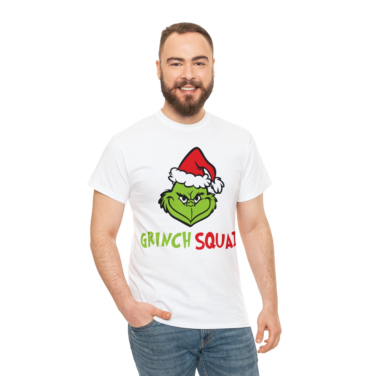 Grinch Squad Christmas Short Sleeve Tee