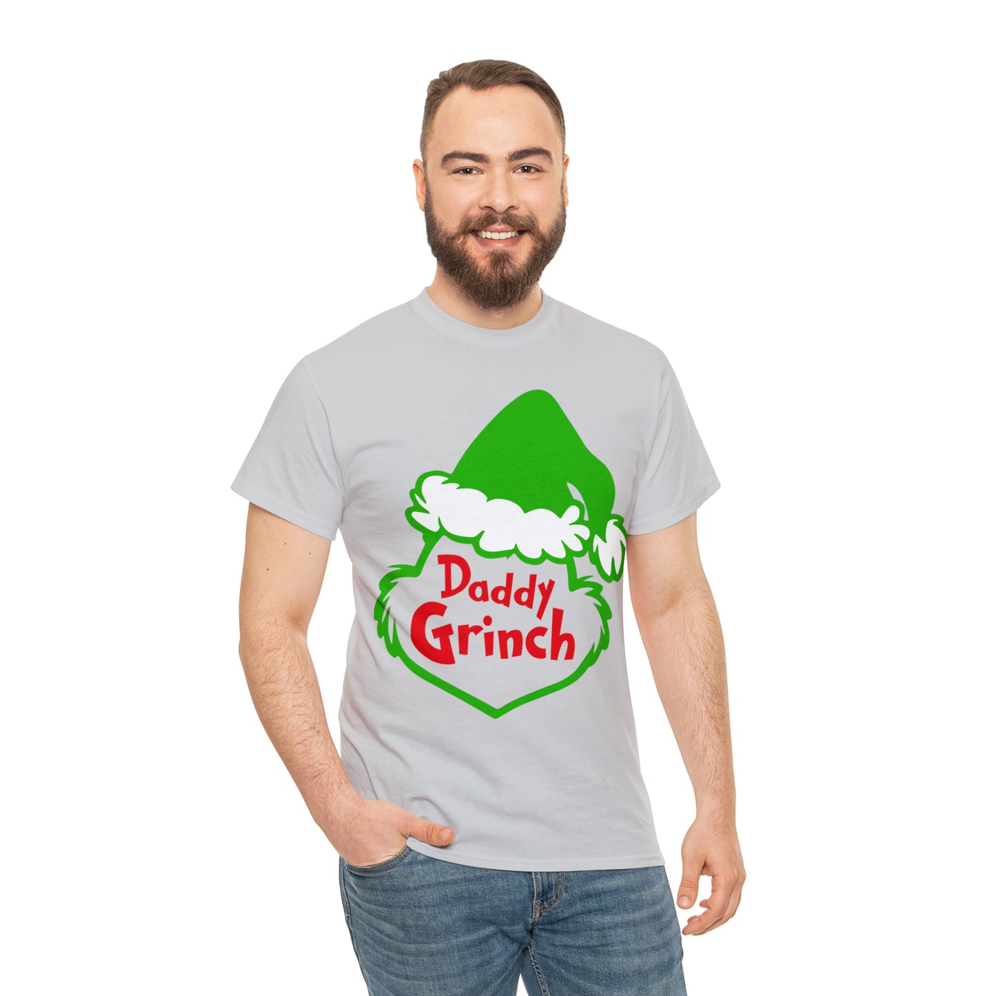 Daddy Grinch Christmas Short Sleeve Tee