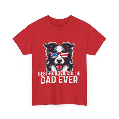 Best Border Collie Dad Ever Short Sleeve Tee