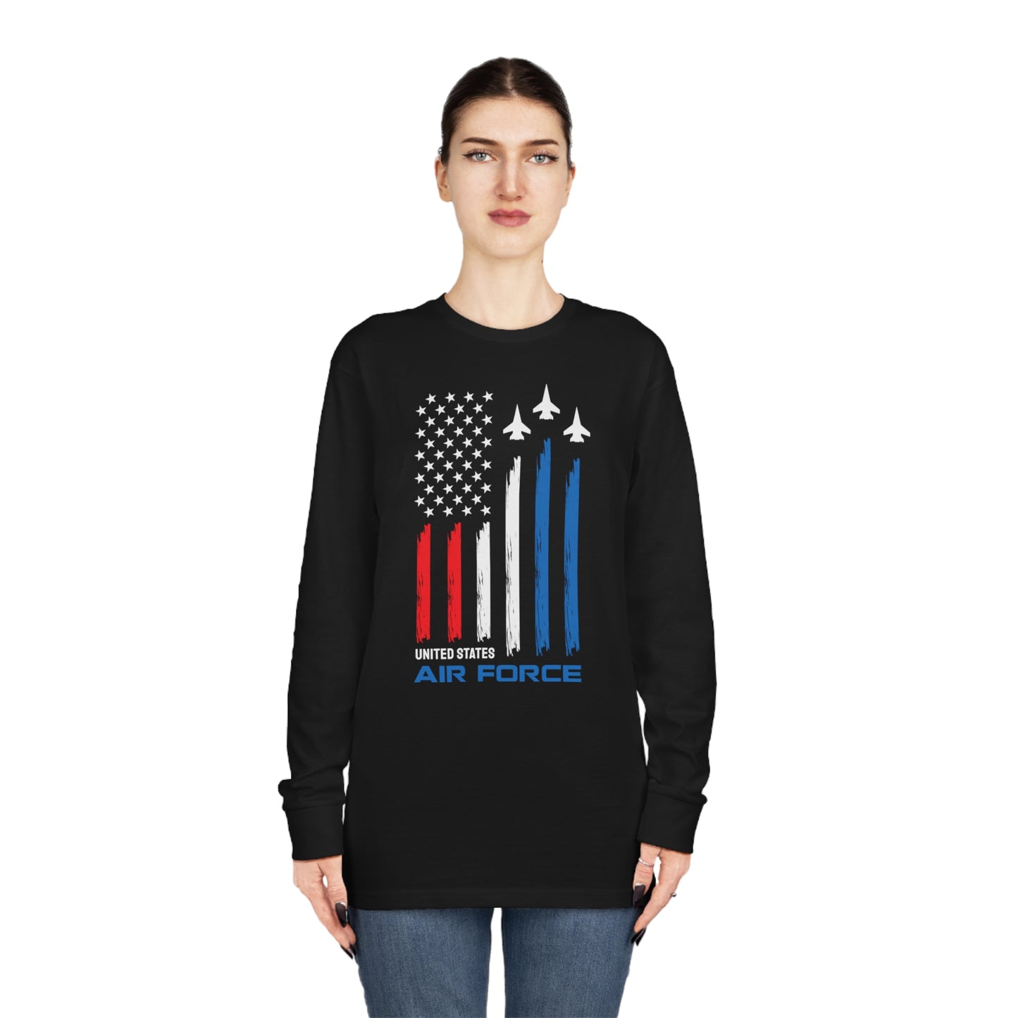 United States Air Force Flag Long Sleeve Tee