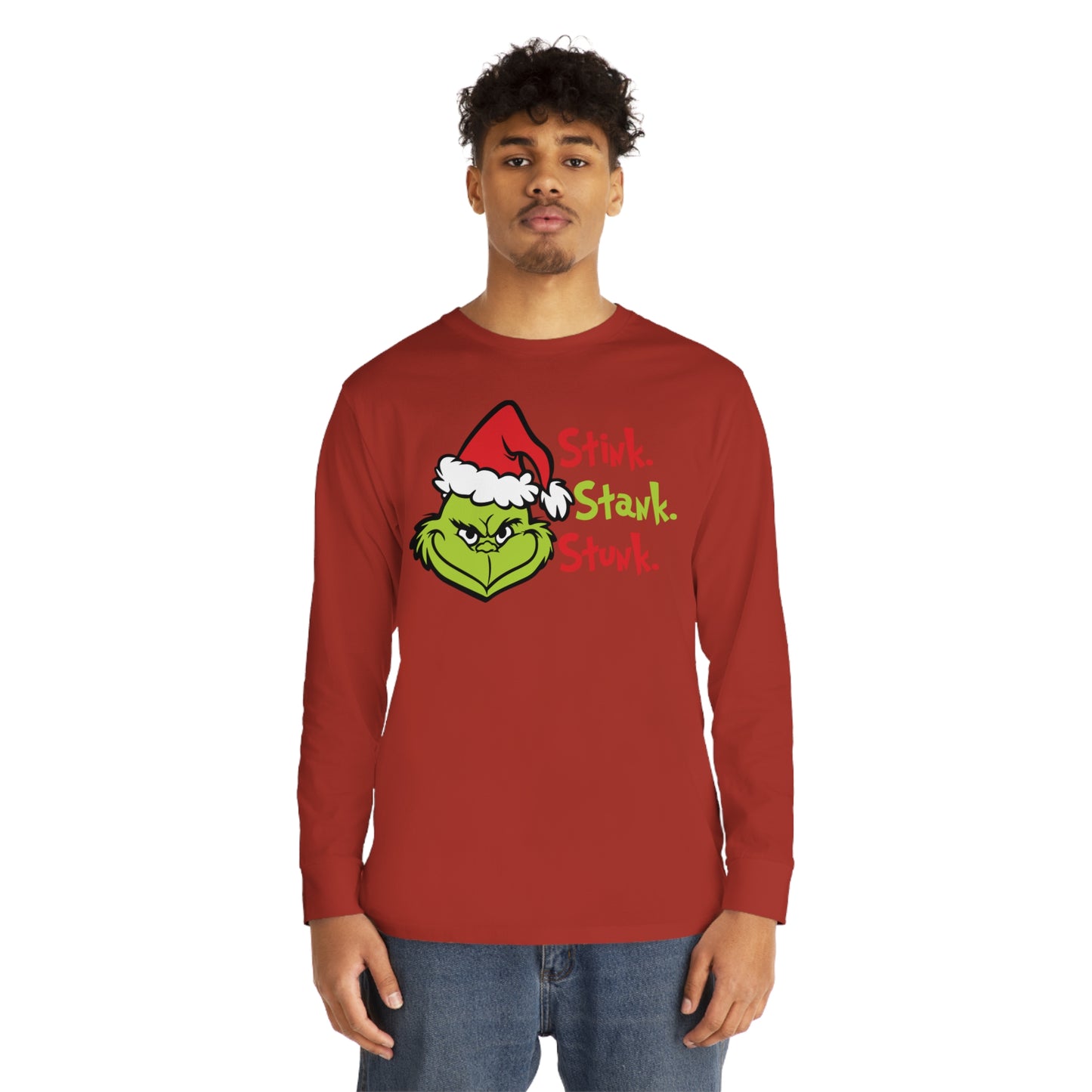 Grinch Stink Stank Stunk Christmas Long Sleeve T-Shirt