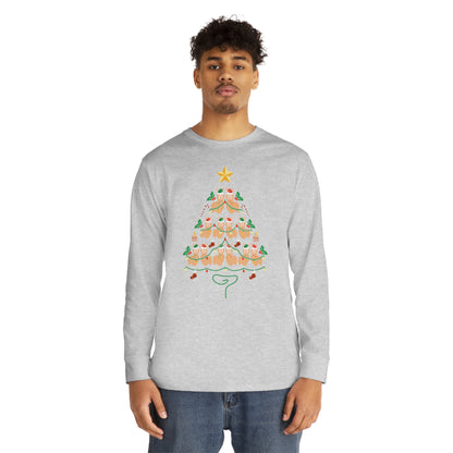 Llama Christmas Tree Christmas Long Sleeve Tee