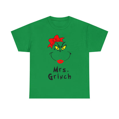 Mrs Grinch Christmas Short Sleeve Tee