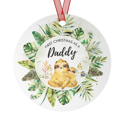 First Christmas As a Daddy Sloth Ornament