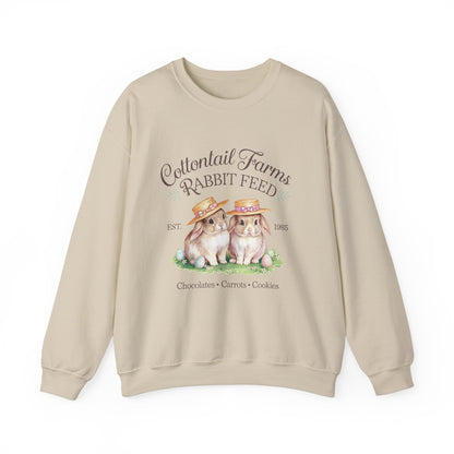 Easter Cottontail Farms Rabbit Feed Sweatshirt
