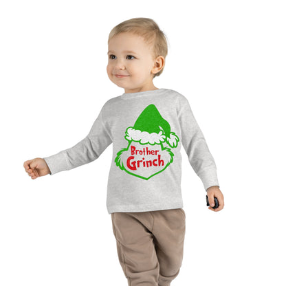 Brother Grinch Christmas Toddler Long Sleeve Tee