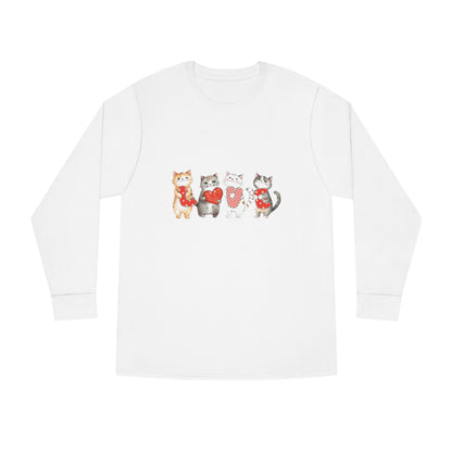 Love Cats Valentine Long Sleeve T-shirt