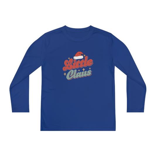 Little Brother/Sister Claus Family Christmas Youth Long Sleeve Tee