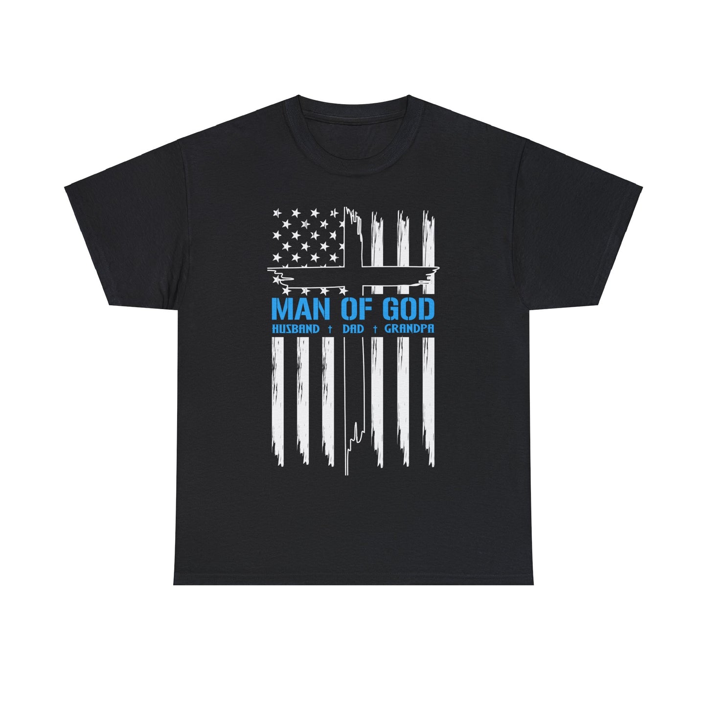 Man Of God Flag Short Sleeve Tee