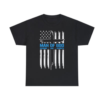 Man Of God Flag Short Sleeve Tee