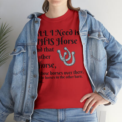 All the horses shirt Unisex Heavy Cotton Tee
