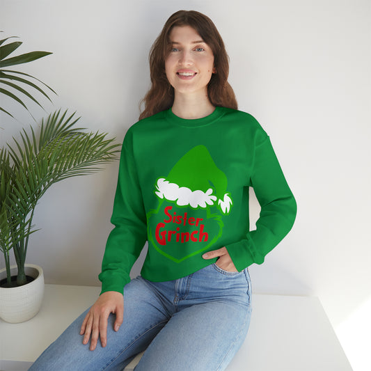 Sister Grinch Christmas Sweatshirt