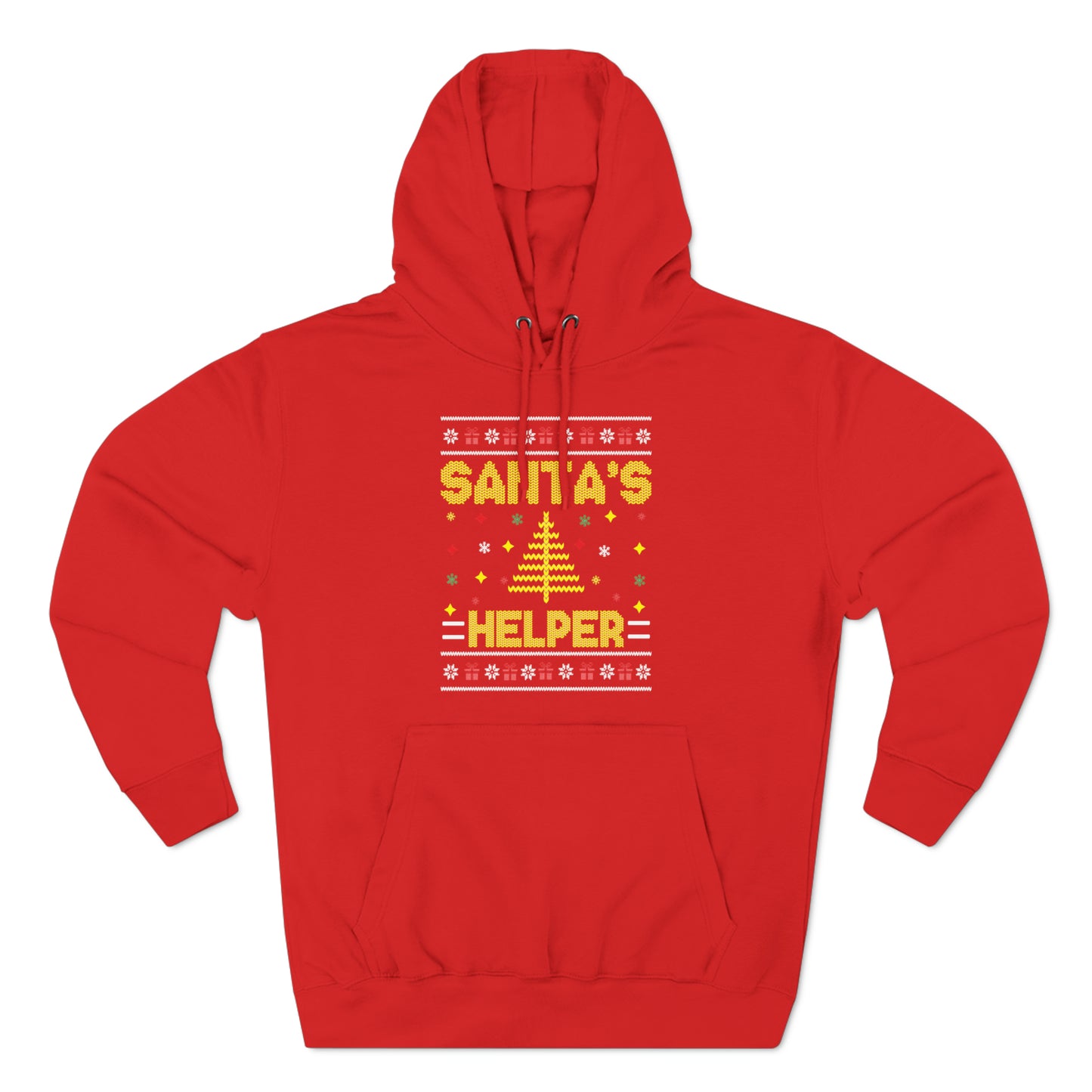 Santa's Helper Christmas Ugly Sweater Pullover Hoodie