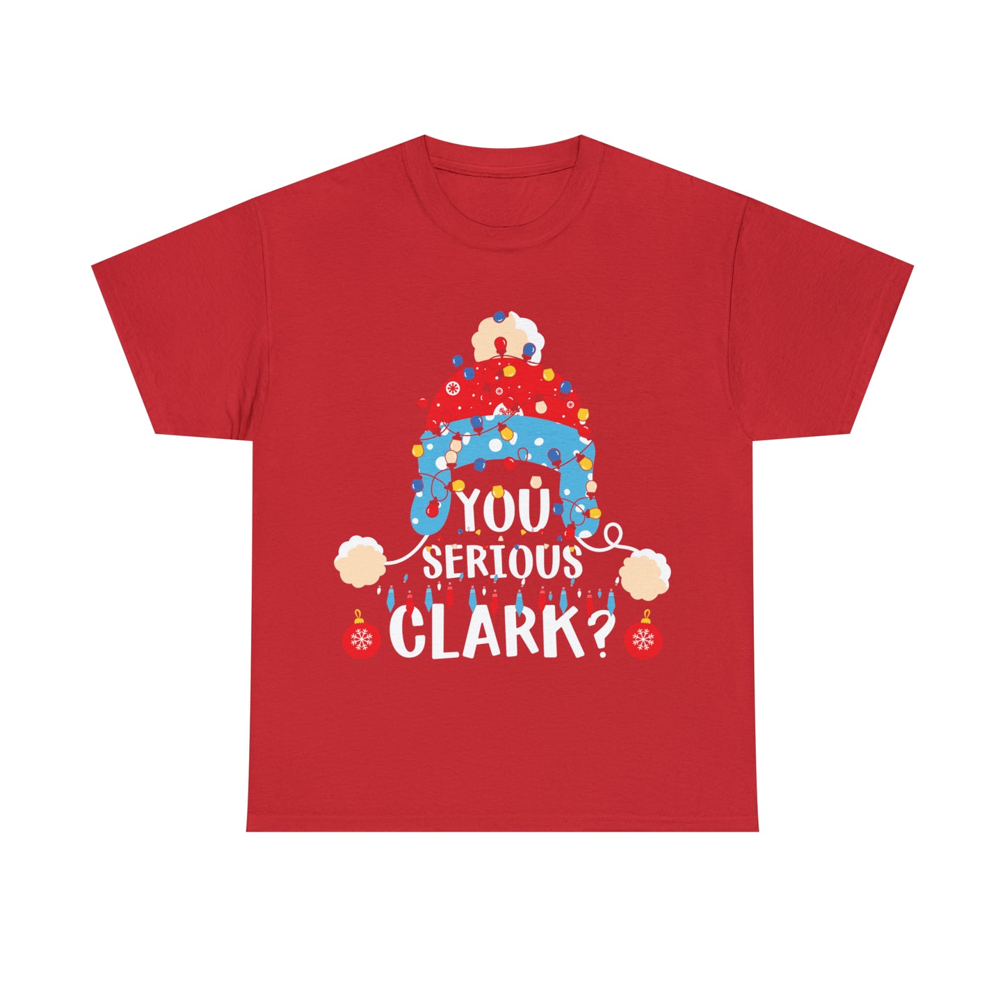 You Serious Clark? with Christmas Lights Short Sleeve Tee