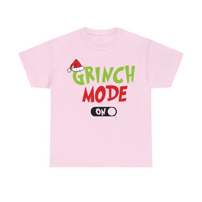 Grinch Mode On Christmas Short Sleeve Tee