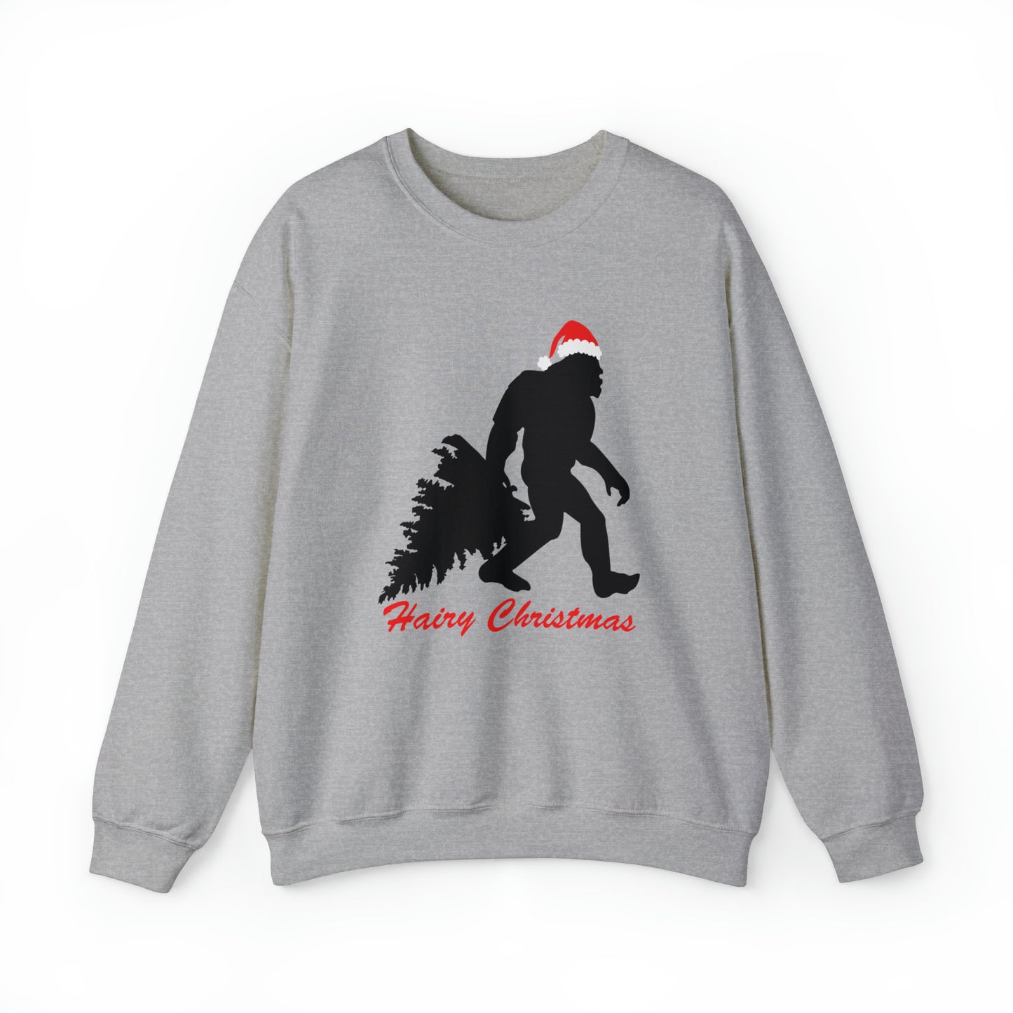 Sasquatch Big Foot Hairy Christmas Sweatshirt